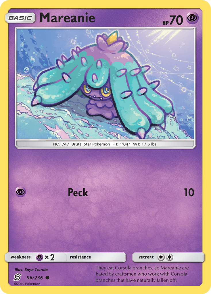 Mareanie (96/236) [Sun & Moon: Unified Minds] - Duel Kingdom