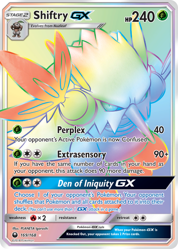 Shiftry GX (169/168) [Sun & Moon: Celestial Storm] - Duel Kingdom