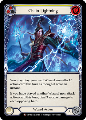 Chain Lightning [CRU162] Unlimited Normal - Duel Kingdom