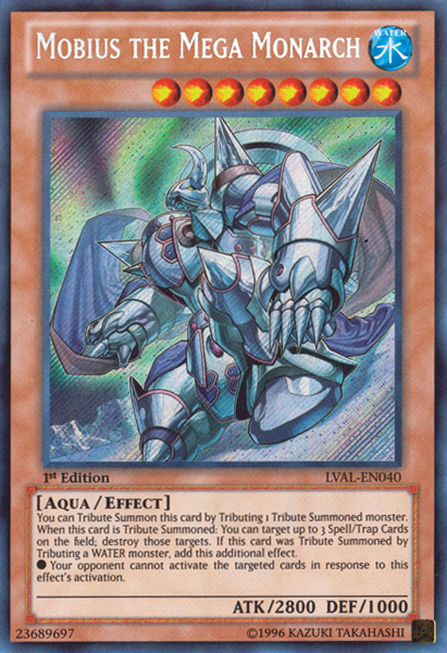 Mobius the Mega Monarch [LVAL-EN040] Secret Rare - Duel Kingdom