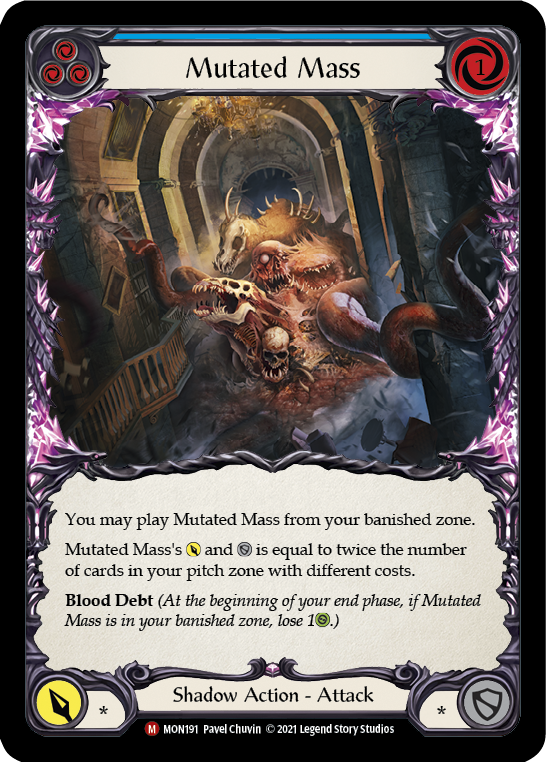 Mutated Mass (Rainbow Foil) [MON191-RF] 1st Edition Rainbow Foil - Duel Kingdom