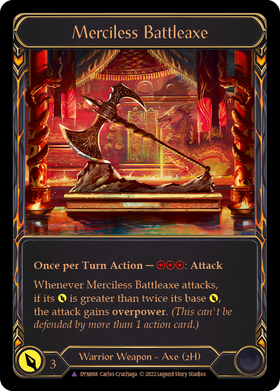 Merciless Battleaxe (Marvel) [DYN068] [Dynasty] Cold Foil