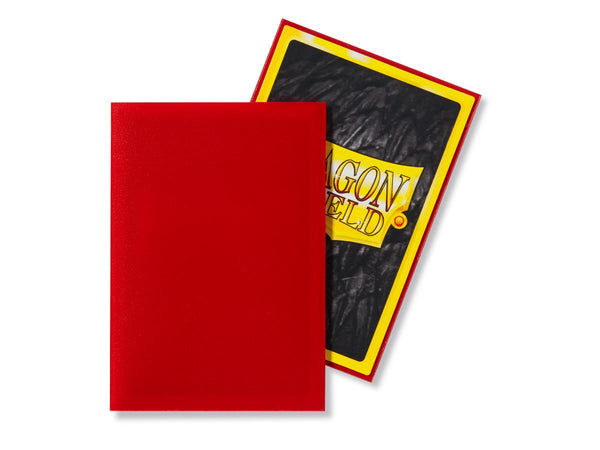 60ct Crimson Dragon Shield Matte Sleeves (Japanese Size) - Duel Kingdom