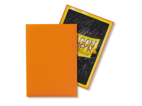 60ct Orange Dragon Shield Sleeves (Japanese Size) - Duel Kingdom