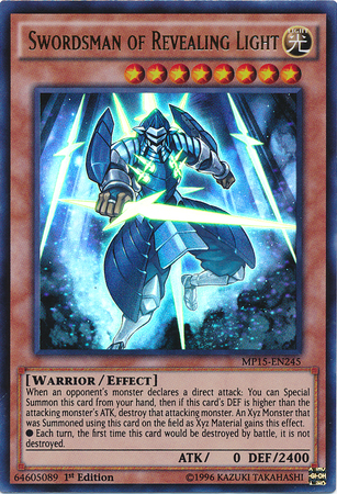 Swordsman of Revealing Light [MP15-EN245] Ultra Rare - Duel Kingdom