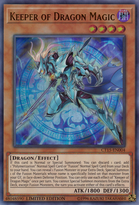 Keeper of Dragon Magic [CT15-EN004] Ultra Rare - Duel Kingdom