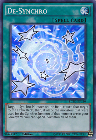 De-Synchro [LC5D-EN136] Super Rare - Duel Kingdom