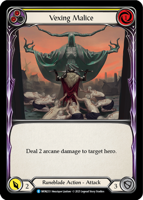 Vexing Malice (Yellow) [MON233] 1st Edition Normal - Duel Kingdom