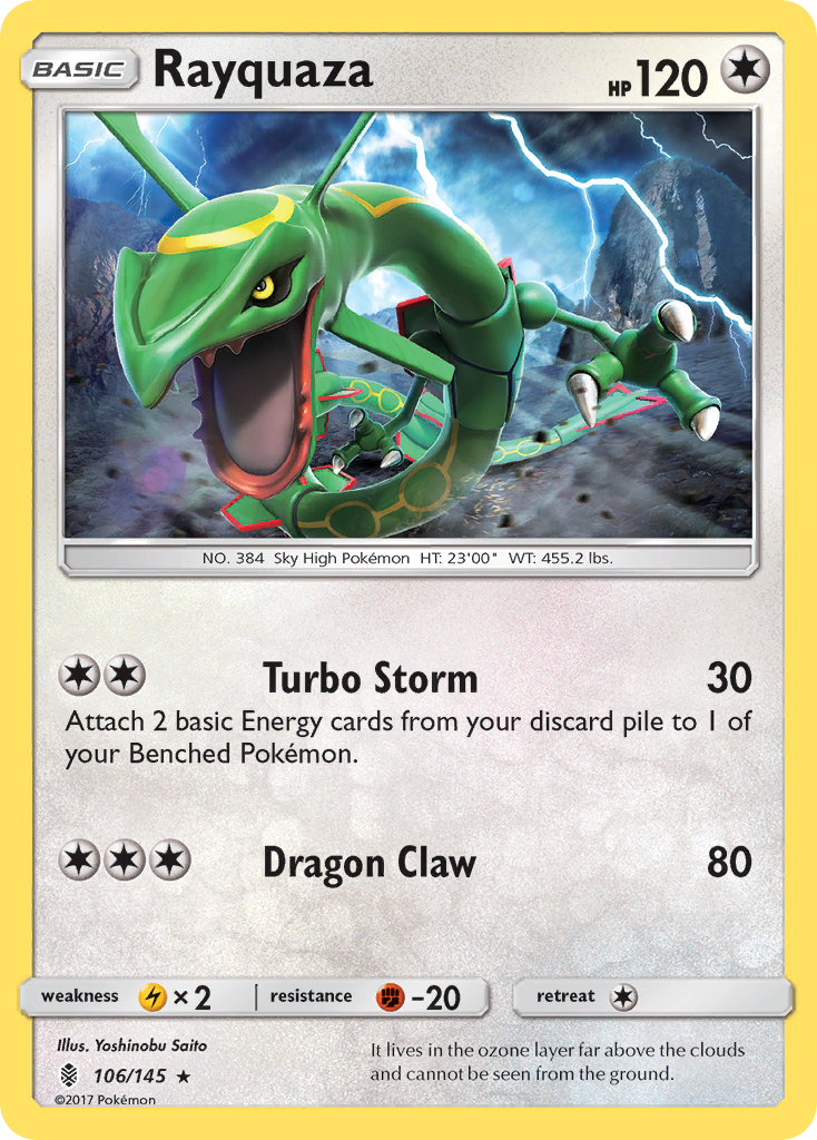 Rayquaza (106/145) [Sun & Moon: Guardians Rising] - Duel Kingdom