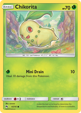 Chikorita (6/214) [Sun & Moon: Lost Thunder] - Duel Kingdom