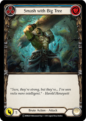 Smash with Big Tree (Blue) [U-MON228] Unlimited Normal - Duel Kingdom