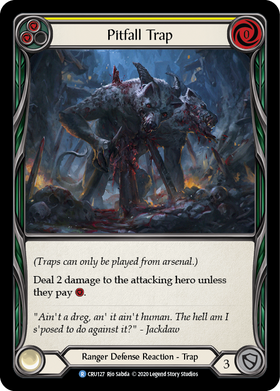 Pitfall Trap [CRU127] 1st Edition Normal - Duel Kingdom