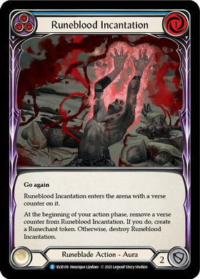 Runeblood Incantation (Blue) [EVR109] 1st Edition Normal - Duel Kingdom