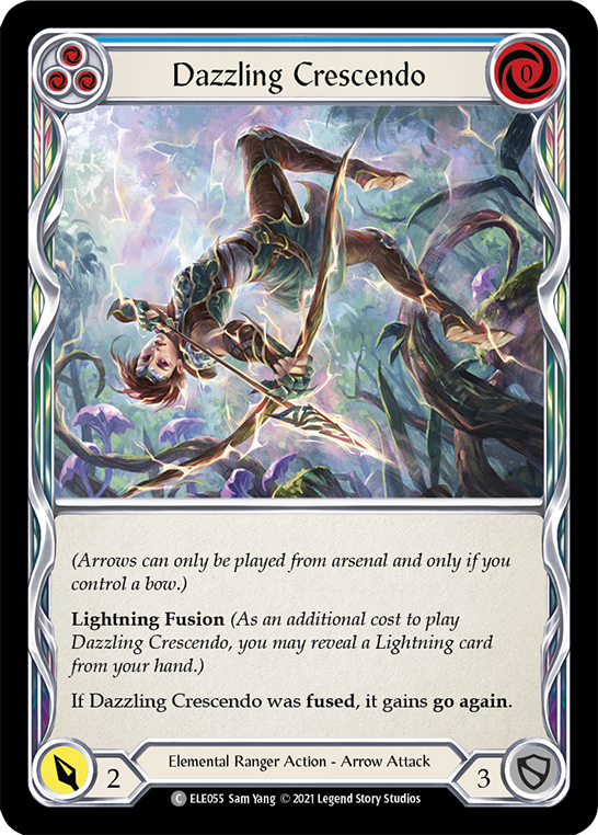 Dazzling Crescendo (Blue) [ELE055] 1st Edition Normal - Duel Kingdom