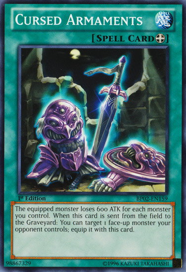 Cursed Armaments [BP02-EN159] Common - Duel Kingdom