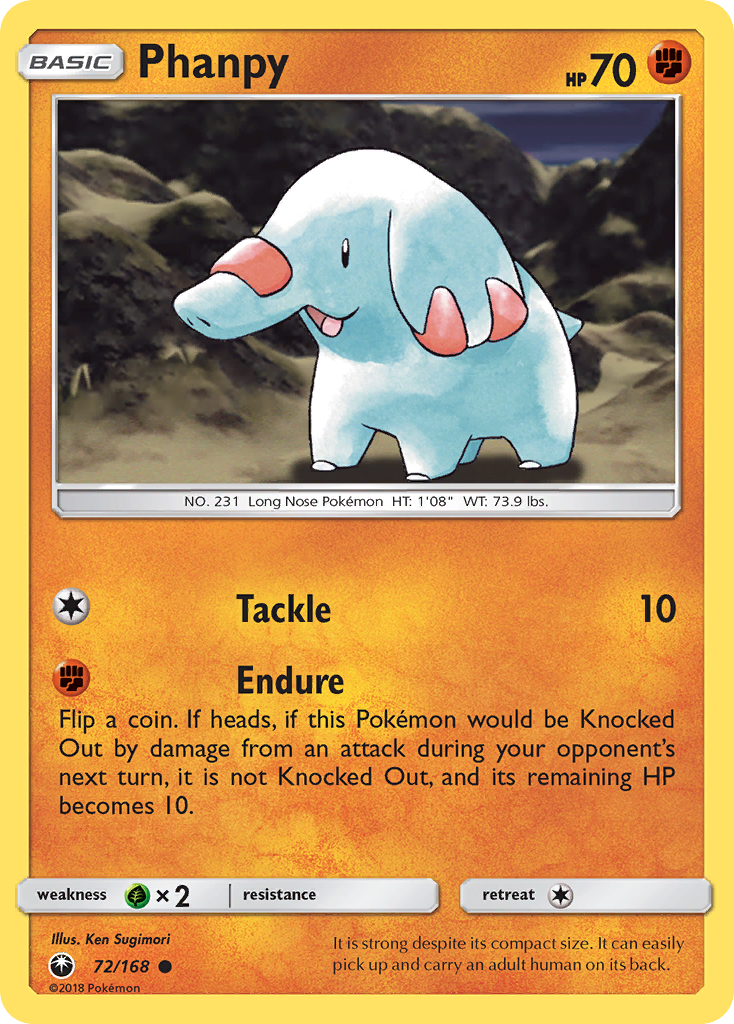 Phanpy (72/168) [Sun & Moon: Celestial Storm] - Duel Kingdom