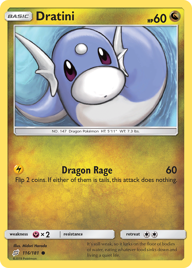 Dratini (116/181) [Sun & Moon: Team Up] - Duel Kingdom