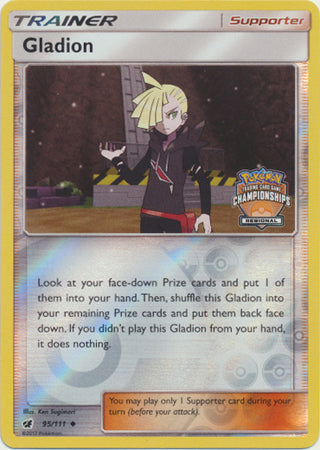 Gladion (95/111) (Regional Championship Promo) [Sun & Moon: Crimson Invasion] - Duel Kingdom