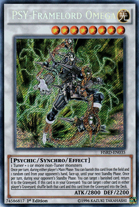 PSY-Framelord Omega [HSRD-EN035] Secret Rare - Duel Kingdom
