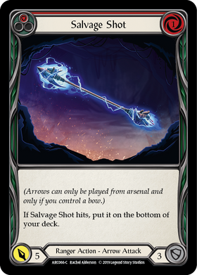 Salvage Shot (Red) [ARC066-C] 1st Edition Normal - Duel Kingdom