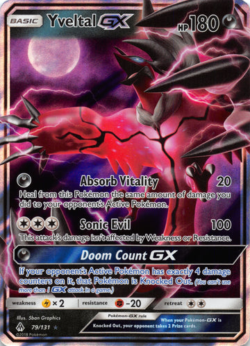 Yveltal GX (79) [SM - Forbidden Light] - Duel Kingdom