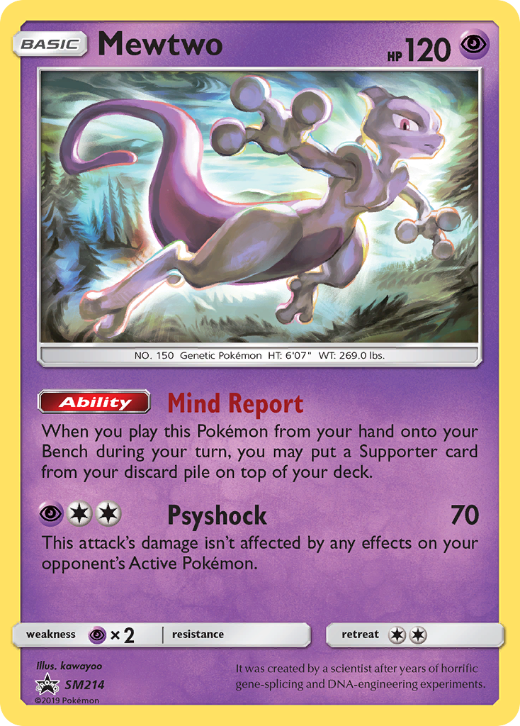 Mewtwo (SM214) [Sun & Moon: Black Star Promos] - Duel Kingdom