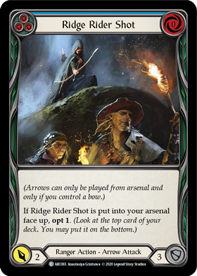 Ridge Rider Shot (Blue) [ARC065] Unlimited Normal - Duel Kingdom