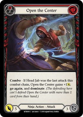 Open the Center (Red) [WTR095-C] Alpha Print Rainbow Foil - Duel Kingdom
