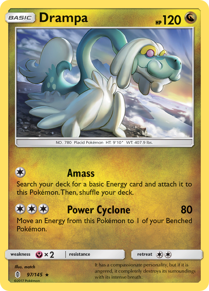 Drampa (97/145) [Sun & Moon: Guardians Rising] - Duel Kingdom