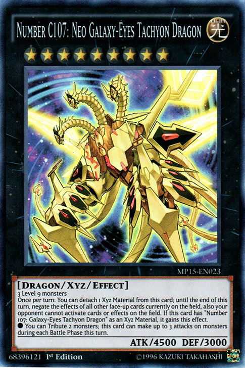 Number C107: Neo Galaxy-Eyes Tachyon Dragon [MP15-EN023] Super Rare - Duel Kingdom
