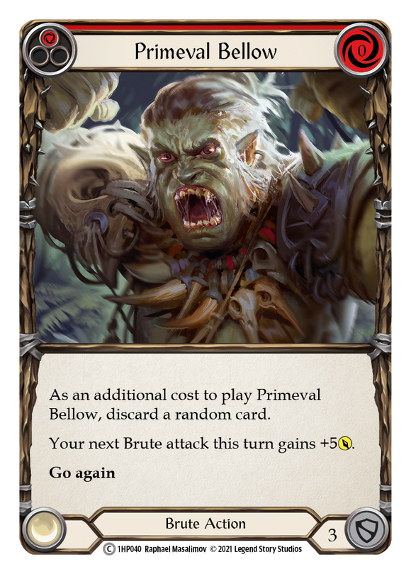 Primeval Bellow (Red) [1HP040]
