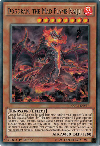 Dogoran, the Mad Flame Kaiju [CORE-EN087] Rare - Duel Kingdom