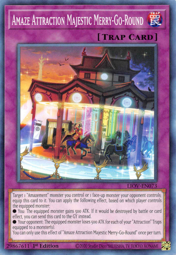 Amaze Attraction Majestic Merry-Go-Round [LIOV-EN073] Common - Duel Kingdom