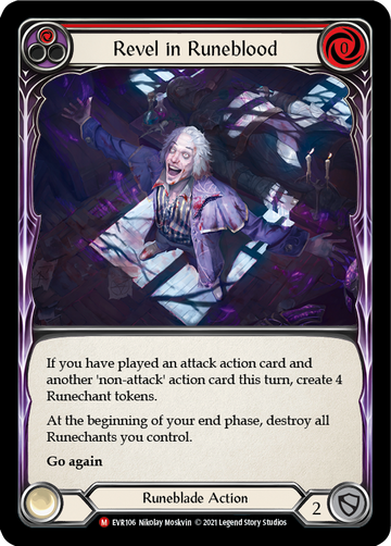 Revel in Runeblood [EVR106] 1st Edition Normal - Duel Kingdom