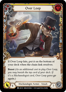 Over Loop (Yellow) [ARC021] Unlimited Rainbow Foil - Duel Kingdom