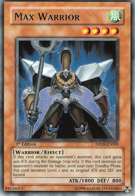 Max Warrior [DP09-EN009] Rare - Duel Kingdom