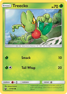 Treecko (8/168) [Sun & Moon: Celestial Storm] - Duel Kingdom