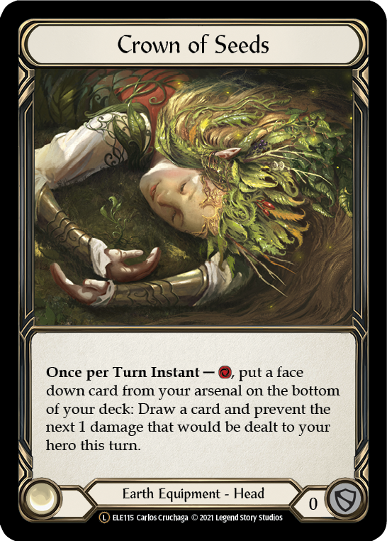 Crown of Seeds [U-ELE115] Unlimited Rainbow Foil - Duel Kingdom