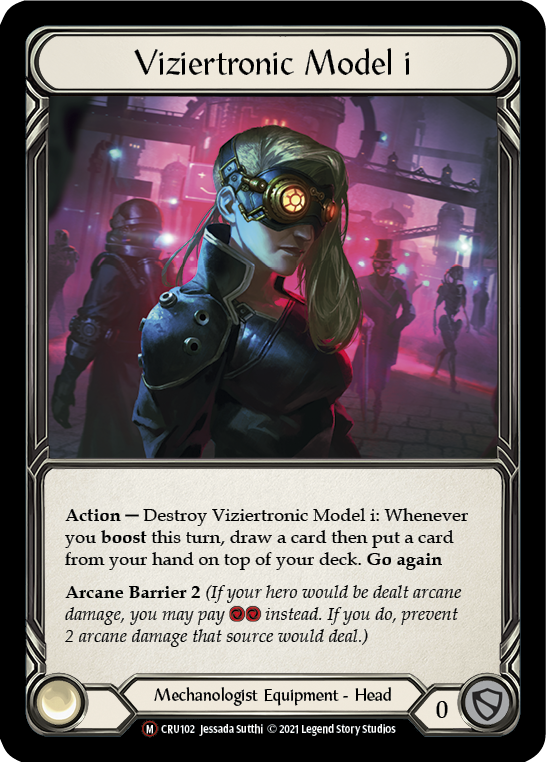 Viziertronic Model i (Rainbow Foil) [CRU102-RF] Unlimited Rainbow Foil - Duel Kingdom
