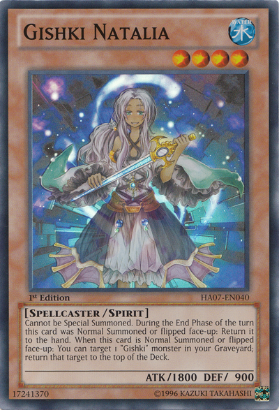 Gishki Natalia [HA07-EN040] Super Rare - Duel Kingdom