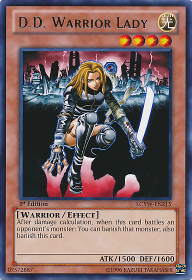 D.D. Warrior Lady [LCYW-EN215] Rare - Duel Kingdom