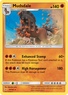 Mudsdale - 76/145 (Prerelease Kit Exclusive) [076/145] [Deck Exclusives]