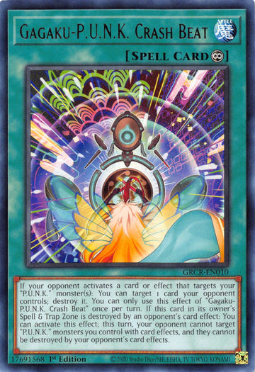 Gagaku-P.U.N.K. Crash Beat [GRCR-EN010] Rare - Duel Kingdom