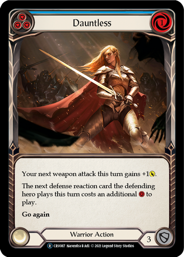 Dauntless (Blue) [CRU087] Unlimited Normal - Duel Kingdom