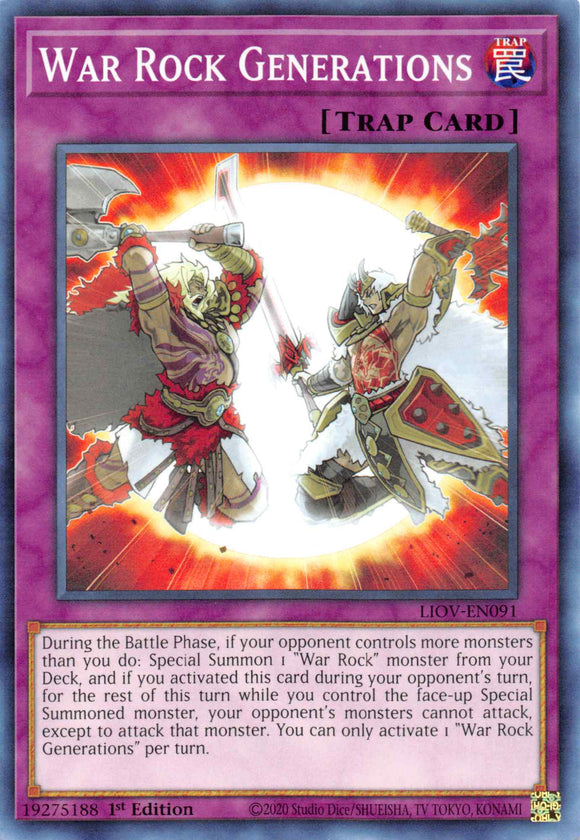 War Rock Generations [LIOV-EN091] Common - Duel Kingdom