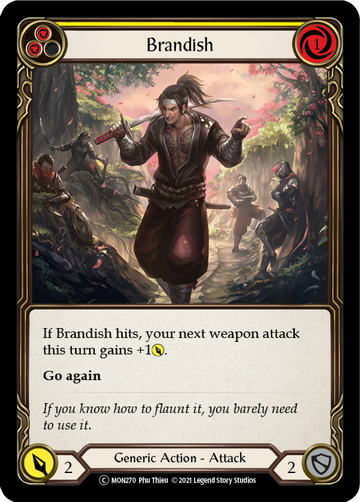 Brandish (Yellow) [U-MON270] Unlimited Normal - Duel Kingdom