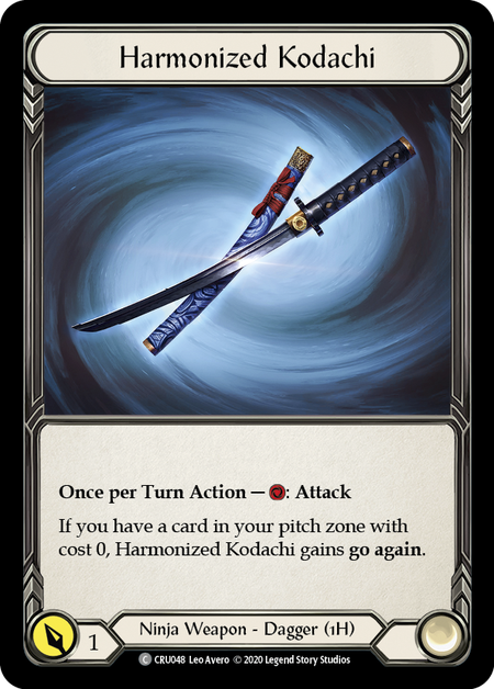 Harmonized Kodachi (Rainbow Foil) [CRU048-RF] Unlimited Rainbow Foil - Duel Kingdom