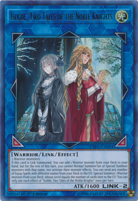 Isolde, Two Tales of the Noble Knights [EXFO-EN094] Ultra Rare - Duel Kingdom