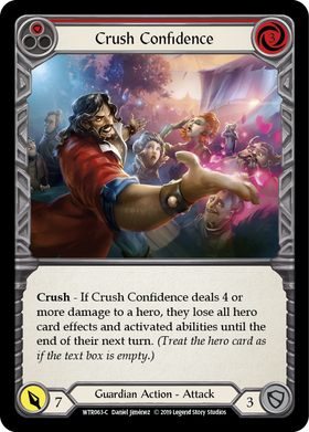Crush Confidence (Red) [WTR063-C] Alpha Print Normal - Duel Kingdom