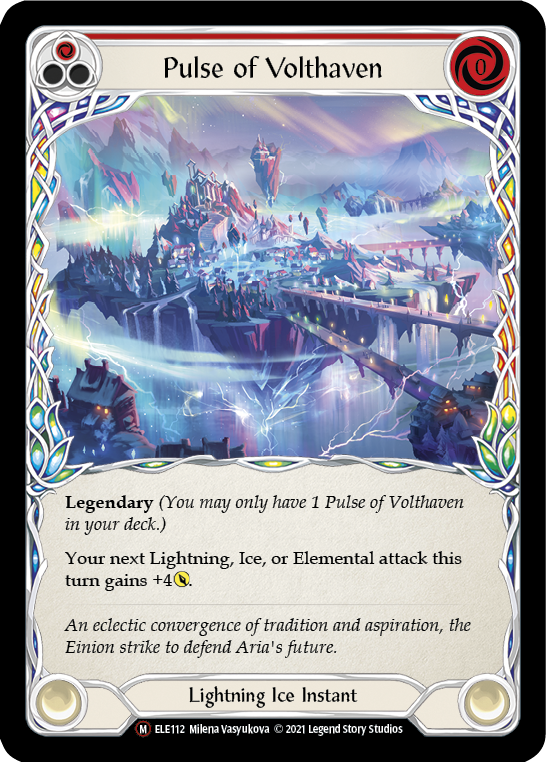 Pulse of Volthaven [U-ELE112] Unlimited Rainbow Foil - Duel Kingdom